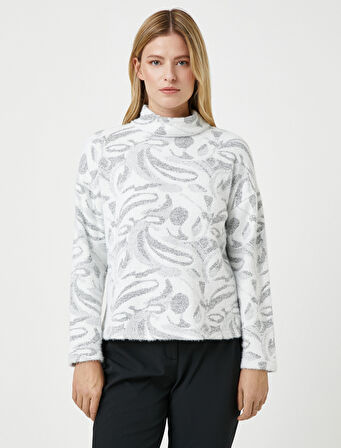 Koton X Şahika Ercümen - Yumuşak Dokulu Dik Yaka Kazak