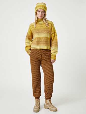 Koton X Şahika Ercümen - Kapitone Beli Lastikli Jogger Eşofman Altı