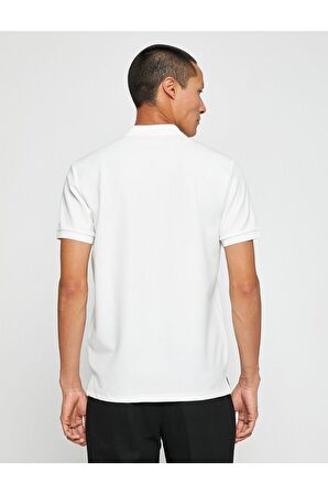 Basic Tişört Polo Yaka Düğmeli