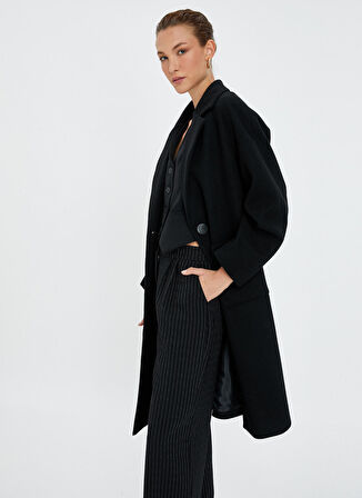 Koton Siyah Kadın Kaban 4WAK00050EW