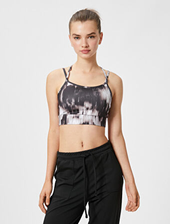 Sporcu Sütyeni Sırtı Çapraz Askı Detaylı