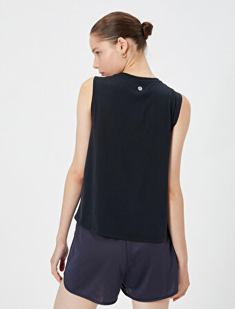 Kolsuz Spor Tişört Rahat Kesim Baskılı Modal Kumaş Yumuşak Tuşe Dokulu