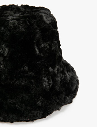 Kışlık Peluş Bucket Şapka