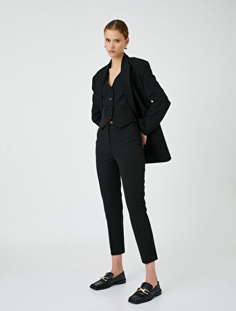 Basic Cigarette Pantolon Slim Fit