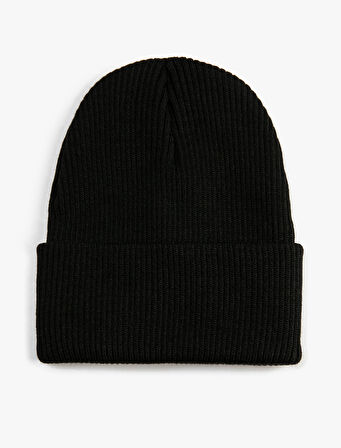 Lastikli Örgü Basic Bere