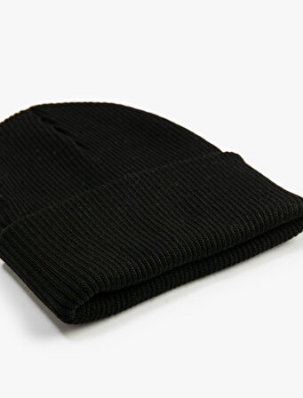 Lastikli Örgü Basic Bere