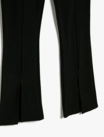 4WAK80005EK Koton Kadın  Tayt SİYAH