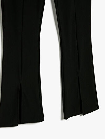 İspanyol Paça Tayt Yüksek Bel