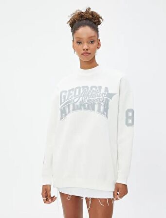 4WAL10055IK Koton Kadın  Sweat EKRU