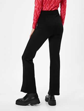 4WAL40010IK Koton Kadın  Tayt SİYAH