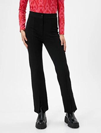 4WAL40010IK Koton Kadın  Tayt SİYAH