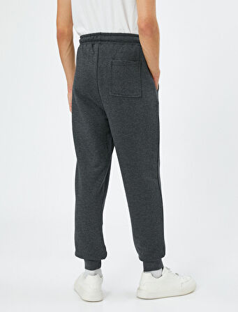 Jogger Eşofman Altı Beli Bağcıklı Cep Detaylı