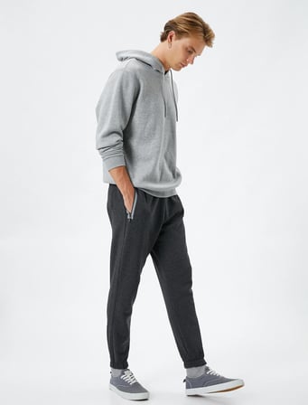 4WAM40008MK Koton Erkek  Sweat ANTRASİT