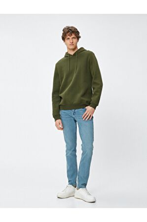 Erkek Açık İndigo Jeans