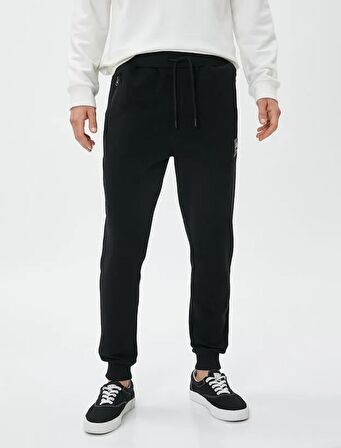 4WAM40013MK Koton Erkek Eşofman Alt SİYAH