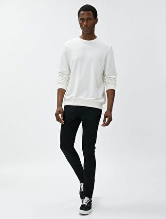 4WAM40026ND Koton JUSTIN Skinny Erkek  Jean Pantolon SİYAH