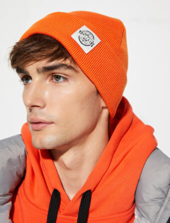 Basic Bere Manzara Etiket Baskılı Katlama Detaylı