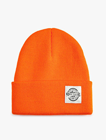 Basic Bere Manzara Etiket Baskılı Katlama Detaylı