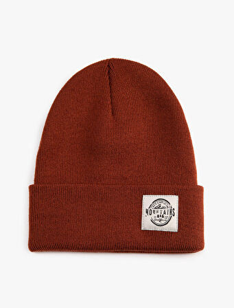 Basic Bere Manzara Etiket Baskılı Katlama Detaylı