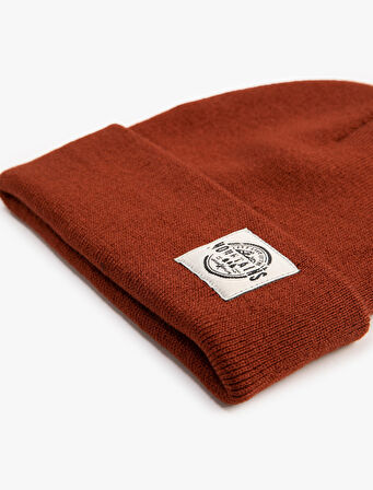 Basic Bere Manzara Etiket Baskılı Katlama Detaylı