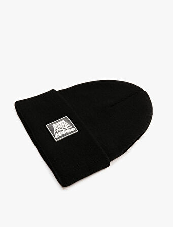 Basic Bere Slogan Etiket Baskılı Katlama Detaylı