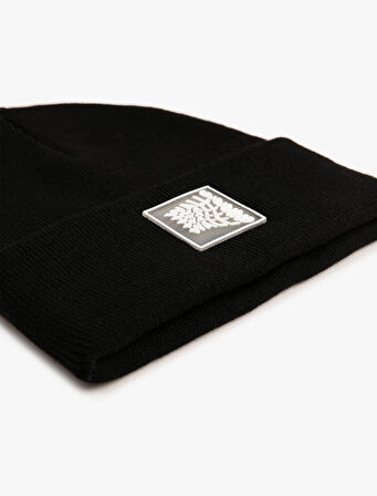 Basic Bere Slogan Etiket Baskılı Katlama Detaylı