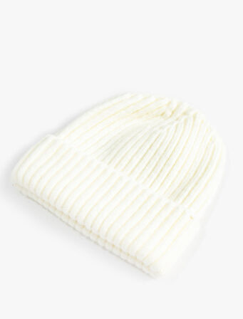 Basic Örgü Bere Dokulu Katlama Detaylı