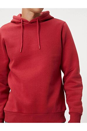 4WAM70023MK Koton Erkek Sweat BORDO