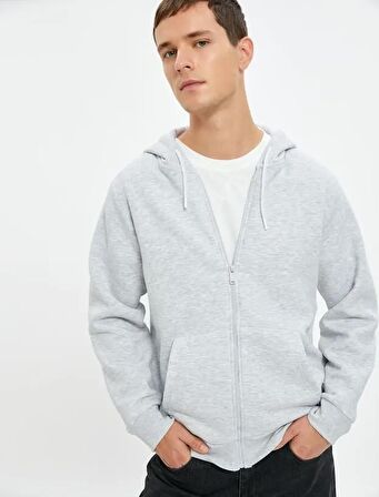4WAM70029MK Koton Erkek  Sweat GRİ