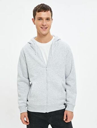 4WAM70029MK Koton Erkek  Sweat GRİ