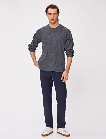 4WAM70058MK Koton Erkek  Süeter LACİVERT