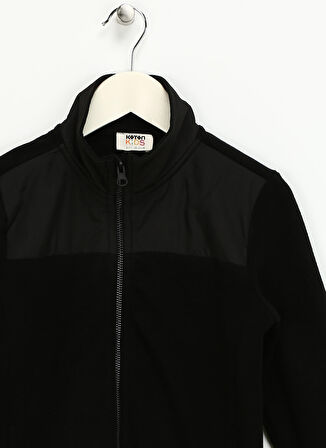 Koton Düz Erkek Çocuk Siyah Sweatshırt 4WKB10020TK