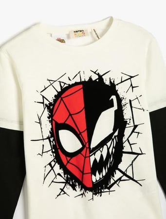 Koton Baskılı Beyaz Erkek Çocuk T-Shirt 4WKB10050TK
