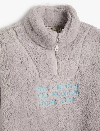 4WKB10084TK Koton Erkek Çocuk  Sweat GRİ
