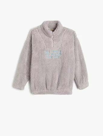 4WKB10084TK Koton Erkek Çocuk  Sweat GRİ