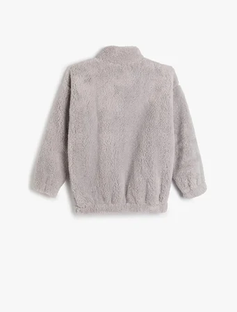 4WKB10084TK Koton Erkek Çocuk  Sweat GRİ