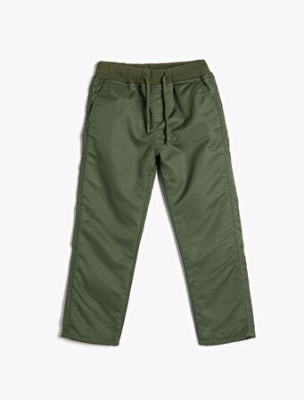 Pantolon Beli Bağlamalı Cep Detaylı