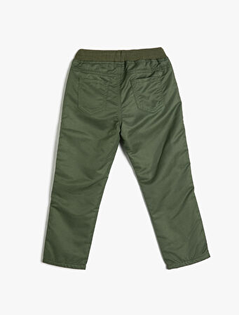 Pantolon Beli Bağlamalı Cep Detaylı