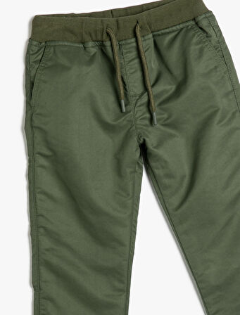 Pantolon Beli Bağlamalı Cep Detaylı