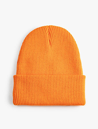 Lastikli Örgü Basic Bere