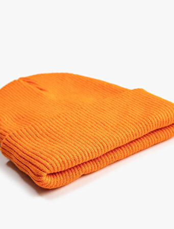 Lastikli Örgü Basic Bere