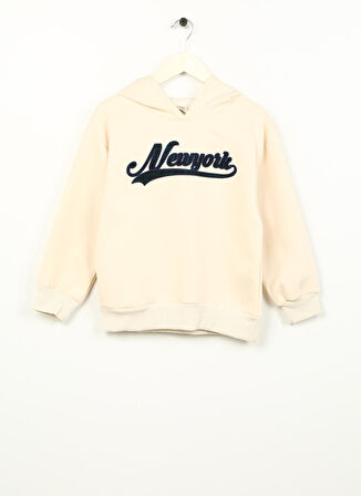 Koton Ekru Kız Çocuk Sweatshirt 4WKG10055AK