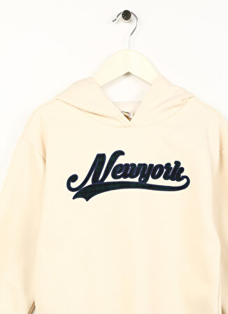 Koton Ekru Kız Çocuk Sweatshirt 4WKG10055AK