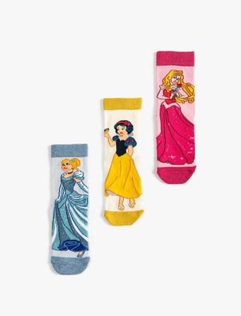 Disney Prenses Çorap Lisanslı 3'lü