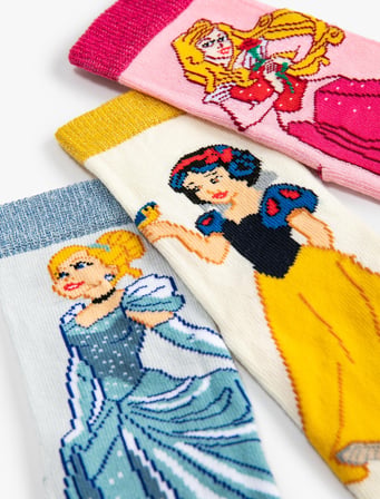 Disney Prenses Çorap Lisanslı 3'lü