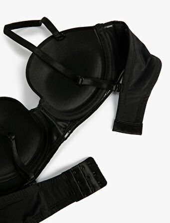 Push Up Askısız Sütyen Balenli Dolgulu Basic