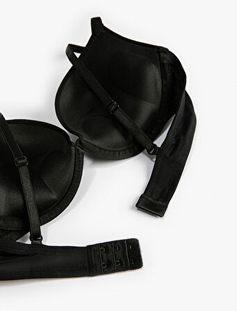 Destekli Sütyen Ekstra Dolgulu Balenli Kaplı