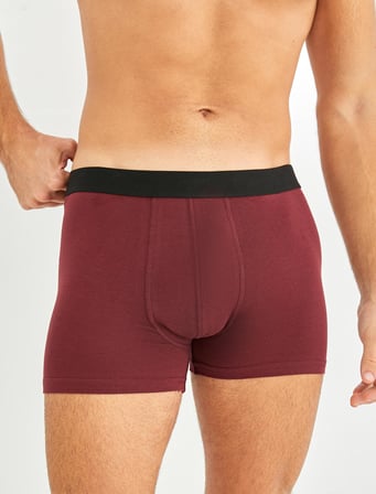 Basic 3'lü Boxer Seti Pamuklu Beli Lastikli