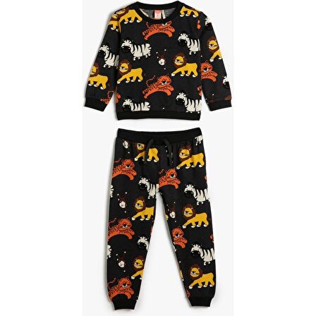 Koton Kids Animals Pijama Takım KOTON-4WMB10014TK122