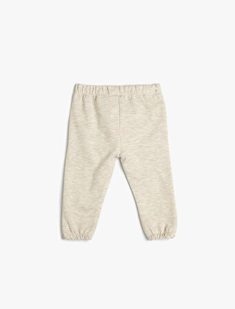 Basic Jogger Eşofman Altı Beli Lastikli Pamuklu